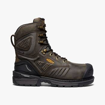 KEEN Férfi Philadelphia 8" Waterproof (Carbon-Fiber Toe) Munkavédelmi Bakancs Barna